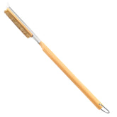 Leightszen pizza brush and stone scraper cleans stones gently without scratching.
