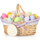 Leinuosen Easter basket with purple lining for festive gatherings.