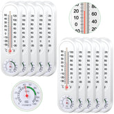 Leinuosen vertical thermometer and hygrometer for accurate indoor or outdoor readings.