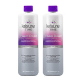 Leisure Time Foam Down bottle pours to calm foam and improve clarity
