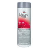 LEISURE TIME Spa 56 granules bucket closeup for crystal, sanitized hot tub water