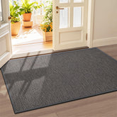 LEKEEPGO door mat 36x59 grey protects floors from tracked dirt at the entry.