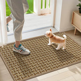 LEKEEPGO indoor door mat front view showing absorbent material and clean appearance