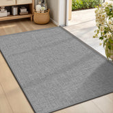 LEKEEPGO ultra-thin door mat 24x36 at front entrance with low-profile design