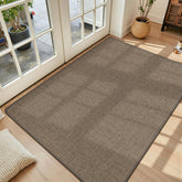 LEKEEPGO ultra-thin indoor door mat 36x59 with woven texture for style