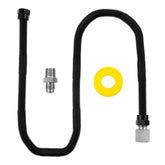 Lemfema 36-inch flexible gas line connector for versatile fire pit and fireplace connections