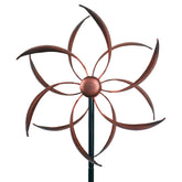 LERFUGI wind spinner outdoors spins smoothly in breeze with a rust-resistant finish.