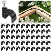 Leriton 1/4in tubing clip secures drip lines with a reliable grip.