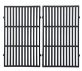 Leship Weber 7638 grill grate front view showing durable cast iron construction