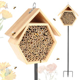 Lettry Mason Bee House front view attracting pollinators to your garden
