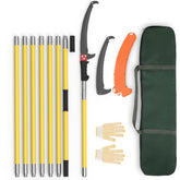 LETYANGER extendable pole saw reaching high branches for overhead pruning