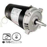 LEUNGOO UST1102 pool pump motor close-up highlighting durable build for reliable pool circulation.