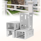 LEVENDOR aluminum fence bracket connects fence panel to post for stable installation