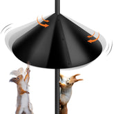 Lezcufer Squirrel Baffle, 19-inch diameter, protects bird feeders from climbing squirrels.