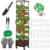 Lezmarket self-watering tomato planter with trellis for patio use and easy irrigation.