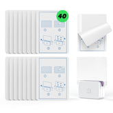 LFSYS refill sticky card 40-pack for cube plug-in fly trap, easy replacement.