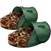 LFUTARI leaf collector in pop-up design for instant yard cleanup