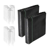 LGJIAOJIAO weed barrier fabric 4x100ft provides durable garden weed control.
