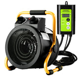 LHUKSGF greenhouse heater with digital thermostat delivers precise warmth for growing spaces.