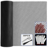 LIAQICHA chicken-wire mesh in black for secure poultry enclosure.
