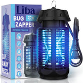 LiBa Electric Bug Zapper with blue-violet light attracts pests for outdoor patios