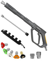 LidoDola pressure washer gun with swivel improves reach and reduces hose tangles during cleaning