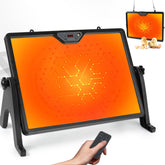 Lieberwell Smart Chicken Coop Heater remote control enables easy temperature adjustments.