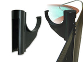 Life Saver Omni-Hanger on pool fence holds towels to dry after swimming