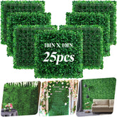 LifeisLuck artificial grass wall panel with dense leaves creates a private backdrop
