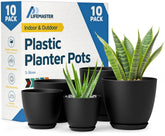 Lifemaster plant pots stackable design saves space in urban homes.