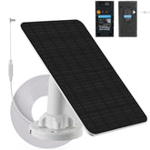 LIFEMOI 3W solar panel powering a Ring Doorbell in sunlight