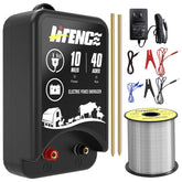 LIFENCE AC/DC 2 in 1 power supply front view protects livestock reliably