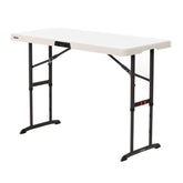 Lifetime 80387 almond table top with seamless surface for reliable indoor outdoor use