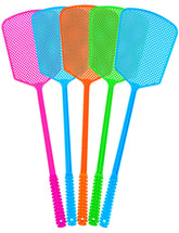 LifHap fly swatter 5-pack with long handle reaches high spots safely.
