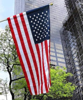 Lifraon American flag sleeve for outdoor flagpole display