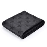 Lifraon black american flag with embroidered stars for outdoor durability.