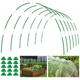 lifskydom garden hoops kit facilitates quick frame assembly for plant protection