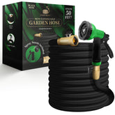 LightHose lightweight garden hose, side view, ideal for easy yard watering.