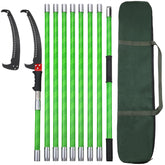 Likeem 30ft tree pole pruner extendable for high branches pruning from ground level
