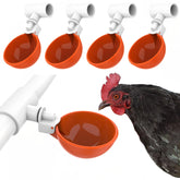 Lil'Clucker large waterer cups exterior view showing sturdy poultry hydration gear