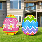 Liliful giant inflatable Easter egg inflated for bright outdoor display