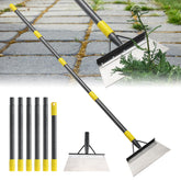 Lilyvane Garden Flat Shovel blade edge for precise edging and debris scraping.