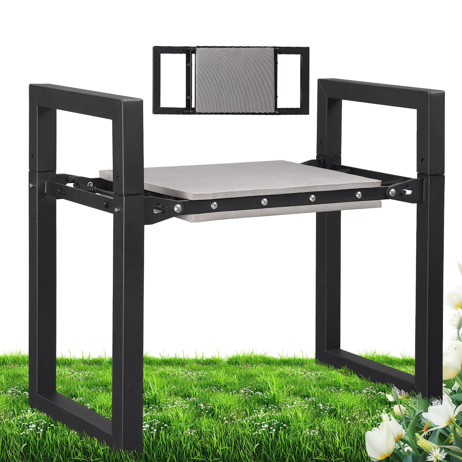 Lilyvane garden kneeler seat folded for compact storage.