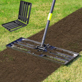 Lilyvane lawn leveling rake ground plate 30x10 covers more area for fast, even leveling