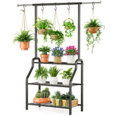 Lincordor tall plant stand for indoor and outdoor display with adjustable height.