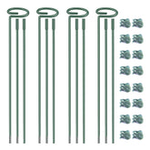 Linghui 4-5mm plant stake in 12-inch size, rustproof and ready to support delicate stems.
