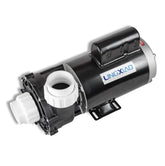 LINGXIAO SPA pump 56WUA400-I front view with 2-inch port for quick installation.
