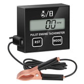 Linkstyle tachometer clip attachment for easy RPM tracking on engines