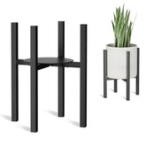 Linpla adjustable plant stand displaying an 8-12 inch pot for indoor or outdoor use.