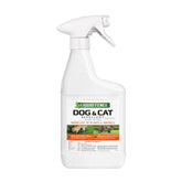 Liquid Fence repellent bottle ready for outdoor use to deter pets.